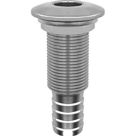 Sortie d'échappement marine en acier inoxydable 316, filetage double 1 pouce, accessoires de quincaillerie marine - 1 pouce - Acier inoxydable (1/4)