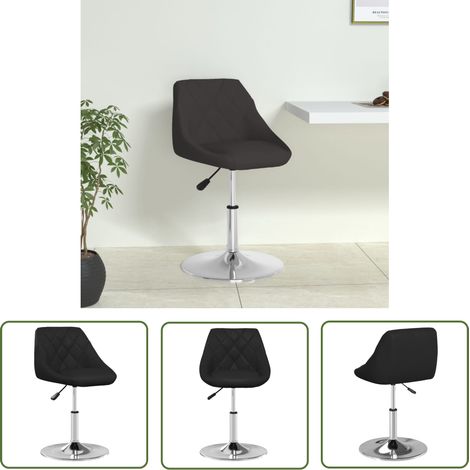 Chaise de salle à manger - Chaise à dîner Noir Similicuir BV538426 - BonneVie (1/5)