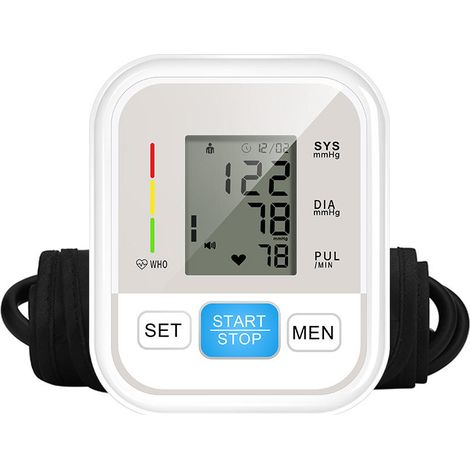 Electronic Price Sphygmomanometer Tensiometr Upper Arm Smart Automatic Bp Monitor Measurement LCD Digital Blood Pressure Monitor (1/5)