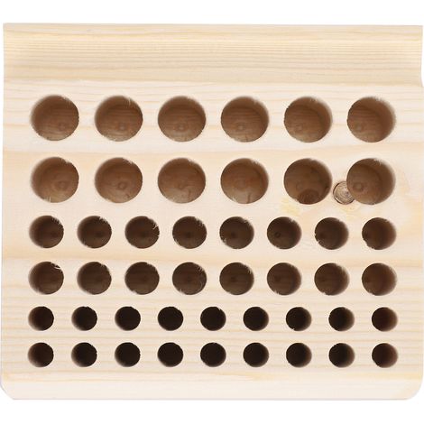 Support/restaurateur d'outils de montre en bois à 46 trous pour outils de réparation de montres. (1/5)