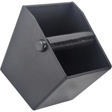 Contenedor de residuos de café de ABS, contenedor de posos de café - Negro
