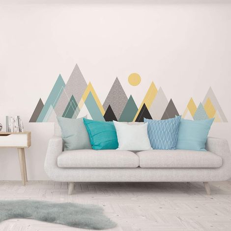 Stickers Muraux Enfants Décoration Chambre Bébé - Autocollant Sticker Mural Adhesif Géant H60 x L90 cm (1/5)