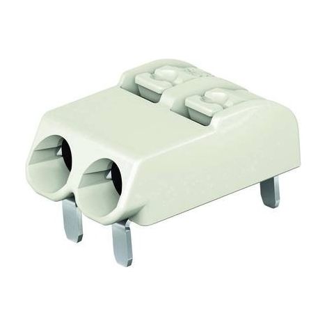 WAGO 2060-1402/998-404 Morsetto a molla 0.75 mm² Numero Poli (num) 2 Grigio luminescente 1 pz.