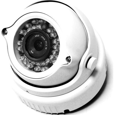 BeMatik - Caméra CMOS NVR H.264 IP Dome 1Mpixel 123x87mm Network Video Recorder CCTV (1/3)