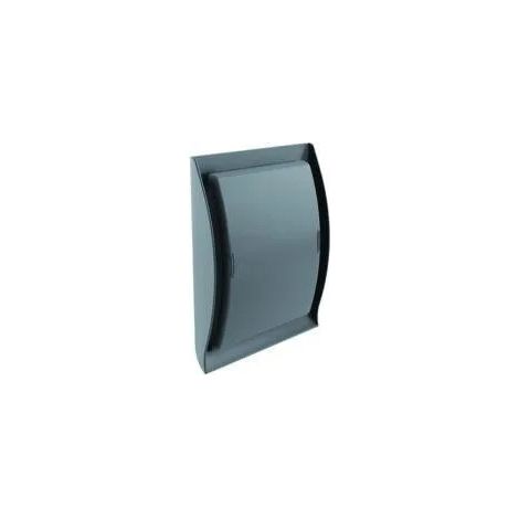 Griglia di ventilazione NEOLIA Design D.125 in finto acciaio inossidabile spazzolato