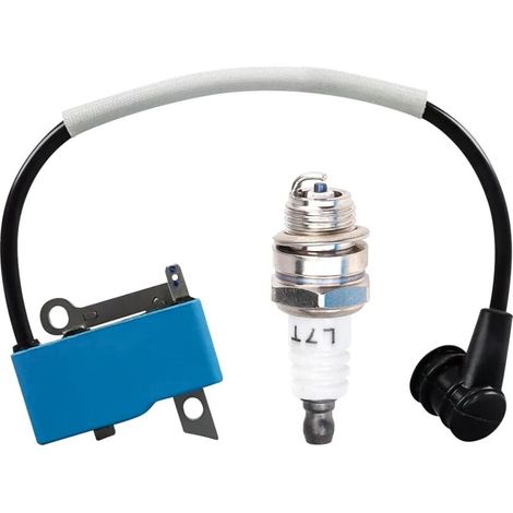 Bobine d’allumage avec bougie intégrée pour tronçonneuses Echo CS590, CS600P, CS620P, Z936 – Pièce de rechange compatible P021044000, A411001430 (1/5)
