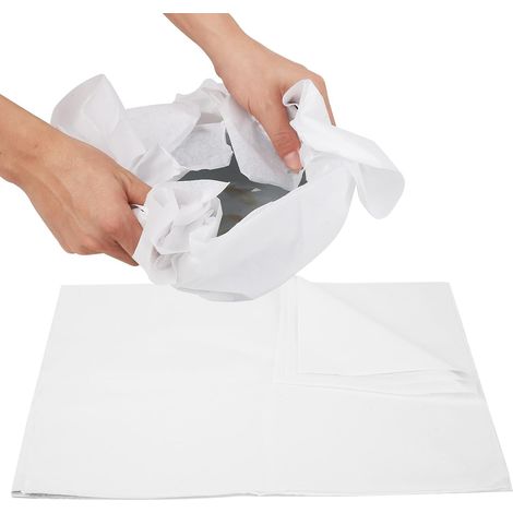 Papier d'Emballage, 100 Feuilles Papier de Déménagement pour Vaisselle, Feuilles de Protection pour Emballage, Matériel de Remplissage pour Colis, Papier de Soie pour Décoration et Expédition (1/5)