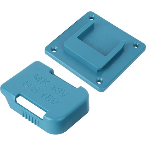 Dispositif de fixation pour batterie 18 V pour outils électriques Bosch 18 V (Cyan-Bleu) (1/5)