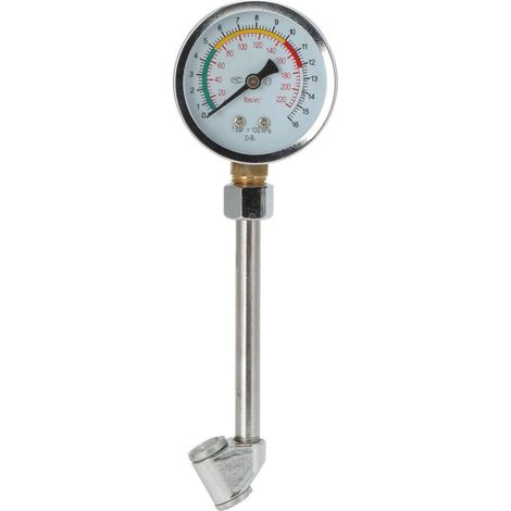 Manomètre de pression des pneus haute précision, outil de mesure facile à lire pour automobile et moto-DOU