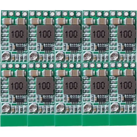 10 Pcs Step-Down Module d'alimentation Mini DC-DC 12-24V À 5V 3A Convertisseur de Tension Convertisseur Réglable 1.8V 2.5V 3.3V 5V 9V 12V (1/5)