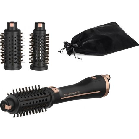 Brosse à air chaud Rowenta Ultimate Experience CF9625, noir chaud, bronze, 750 W