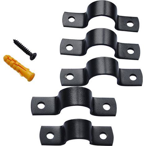 Collier Espagnolette - Aluminium Noir - Entraxe 32 mm - Pour Volet Battant - 1 Pièce