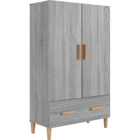 Maison Exclusive - Credenza Grigio Sonoma 70x31x115 cm in Legno Multistrato (1/5)