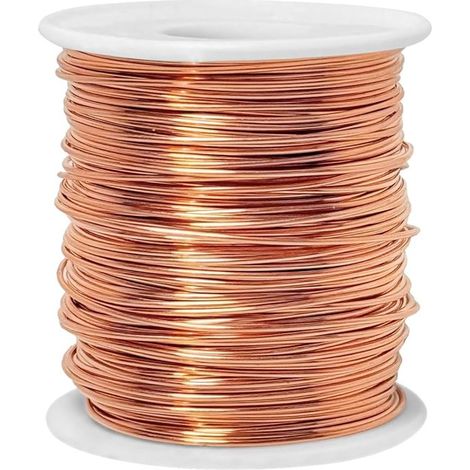 Gadgets，alambre de cobre antibabosas，alambre de cobre para jardinería，alambre de cobre puro，alambre de cobre de 0,3 mm，100 m 0,3 mm (1/5)