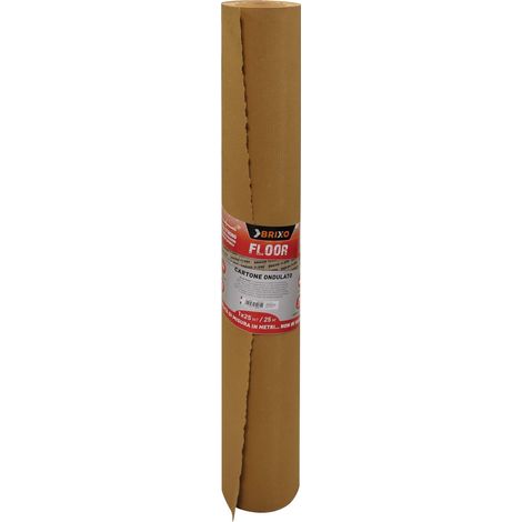 Cardboard protecteur pour les planchers ondulés H100X25M BRIXO