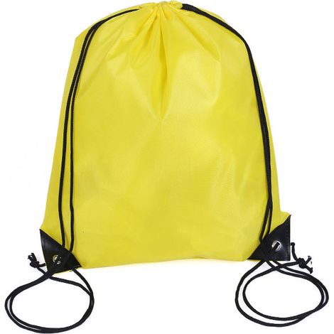 Sac À Cordon De Rangement - 40 X 35 Cm - Polyester 210D Avec Coins Renforcés En Pu - Pour Gym École Voyage - Lot De 5 (1/5)