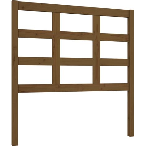 Maison Exclusive - Kopfteil Honigbraun 95,5x4x100 cm Massivholz K