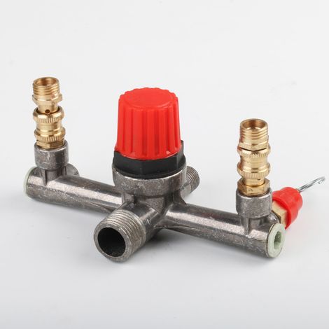 Soupape de sécurité pour compresseur d'air – support Bama simple, pompe sans huile silencieuse, vanne sortie pression non réglable (1/5)