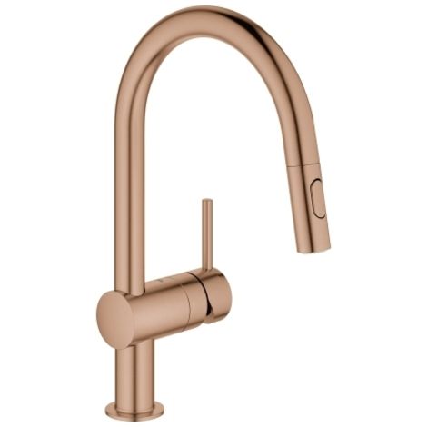 GROHE Minta Einhand-Spültischarmatur, Ausladung 223mm, C-Auslauf,