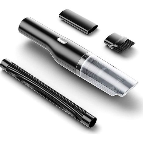 Aspirateur portable pour voiture avec filtre HEPA 5,5 kPa, mini aspirateur portable eau et poussière, aspirateur à main rechargeable et automatique pour voiture (1/5)