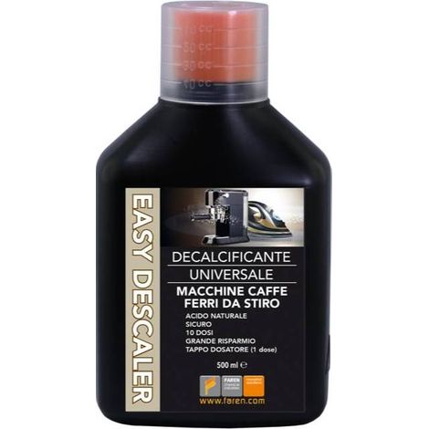 DECALCIFICANTE UNIVERSALE EASY DESCALER 500 ML. Prezzo per 1 pezzo.
