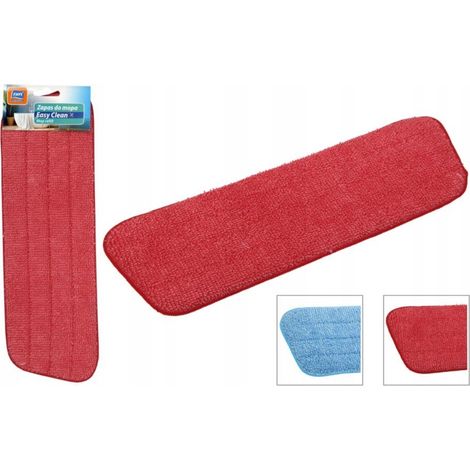 Recambio de repuesto para fregona plana con pulverizador, microfibra absorbente de fácil limpieza.