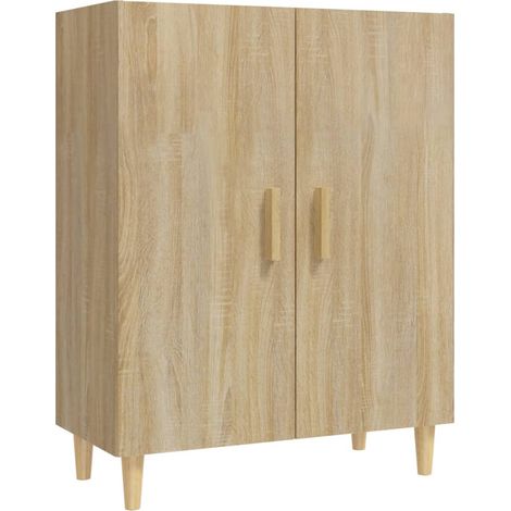 Credenza cassettiera mobile contenitore organizer cucina soggiorno salotto sonoma 70 x 34 x 90 cm legno ingegnerizzato marrone 020031696