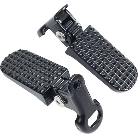 1 par de reposapiés para bicicleta – Aluminio – Antideslizantes – Para bicicletas plegables y MTB – Duraderos (1/3)