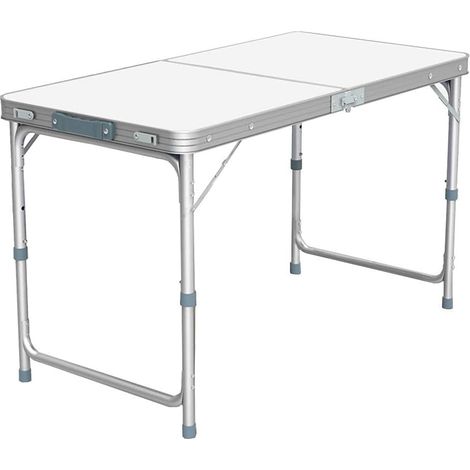 Aluminium Portable Trestle Camping Picnic Dining Folding Table Outdoor (1.2M Table) (1/5)