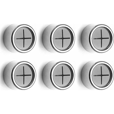Lot de 6 pinces à torchons. porte-torchons adhésif. porte-torchons à ventouse. pour salle de bain. armoire et débarras (ABS rond) (1/5)