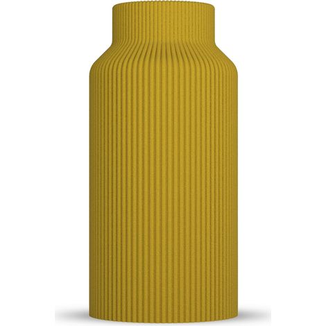 Vase Rabella - Vase décoratif moderne pour herbe de la pampa et fleurs séchées - Style scandinave pour salon - Objet design 3D en plastique (PLA) - Léger et incassable (1/5)