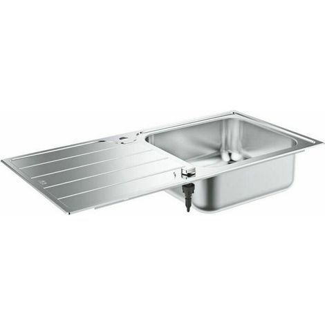Fregadero Grohe acero inoxidable acero inoxidable 1000 x 500 mm