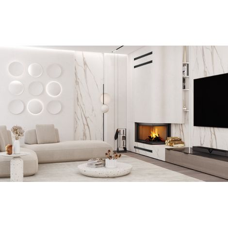 Insert de cheminée SAVEN Energy Up 85 x 50 x 47 R Noir (17,0 kW) ECO (1/5)