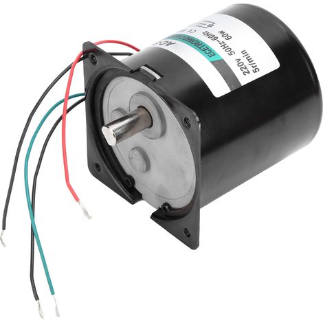 Moteur synchrone à courant alternatif CW/CCW à aimant permanent, couple élevé 60 W pour machines-outils CNC XD80KTYZ5 tr/min AC220V (1/5)
