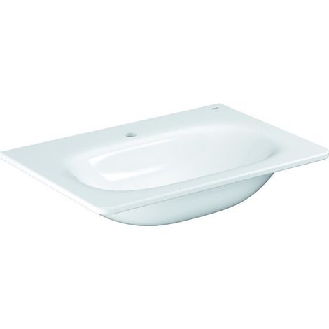 Lavabo de cerámica GROHE Essence 39564 700x485 mm PureGuard blanco alpino