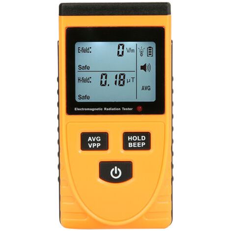 Appareil de mesure Testeurs de rayonnement électromagnétique Détecteurs EMF numériques portables Compteur d'alerte de radiofréquence Détecteurs de rayonnement (1/5)