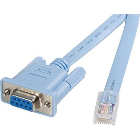 Startechcom DB9CONCABL6 cable gestión consola azul 1,8m (1/4)