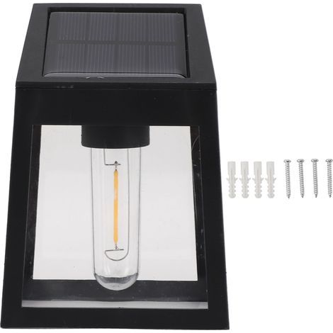 Decorative Automatic Waterproof Induction LED Outdoor Solar Wall Light (1/5)