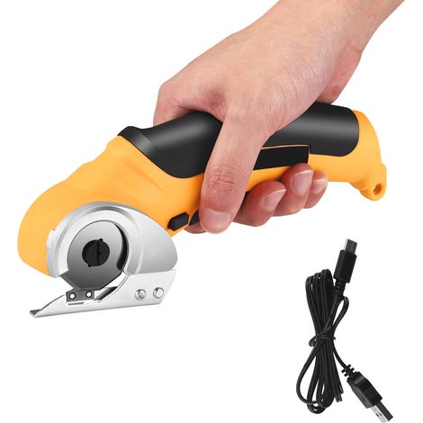Cisaille électrique pour cartons, cisaille électrique sans fil 4 V. Cisaille électrique pour cartons adaptée au papier, au carton, à la moquette, au cuir et au feutre