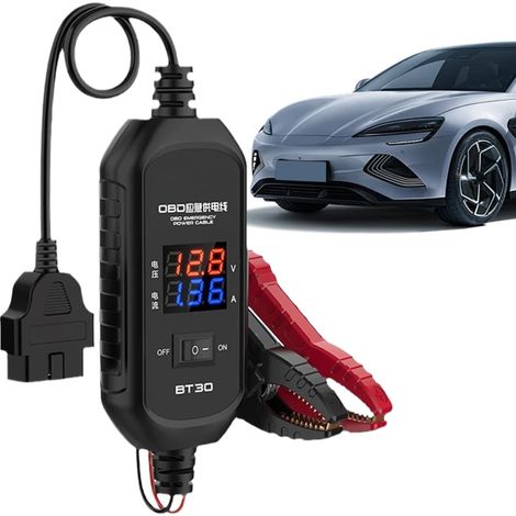 Appareil de Conservation de la Batterie pour Voiture  Câble d'alimentation OBD pour Voiture, Plug and Play pour l'entretien et la réparation des véhicules à Moteur (1/5)