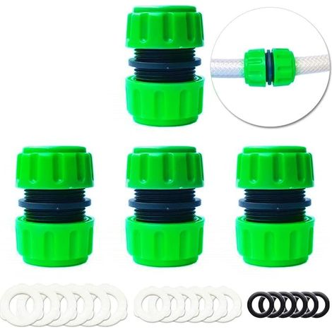 Extension de Joint de Réparation de Tuyau de 1/2 Pouce (12,5 mm),Connecter Les Joints de Réparation Rapide de Tuyau d'Arrosage de 1/2 Pouce (1/5)