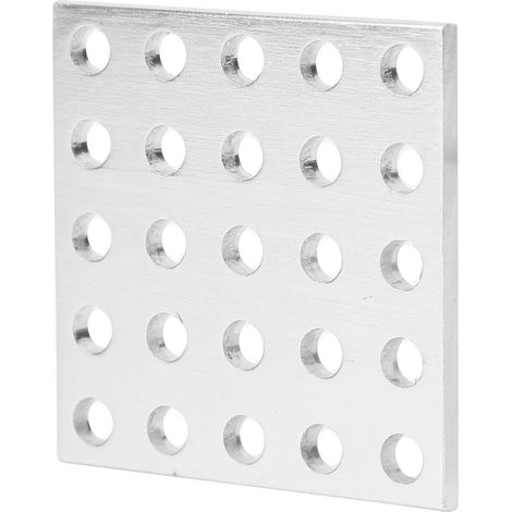 2 perforierte Aluminium-Gitterplatten 3116-0040-0040, 5 x 5 Löcher (1/5)
