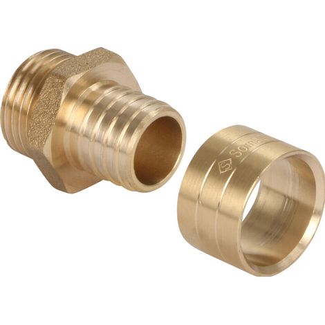 Garis Somatherm 2303-20-15 Gerade Messingverbindung 20 mm