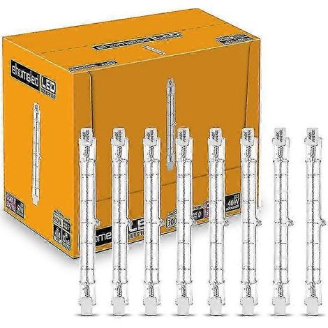 6er-Pack R7s 118 mm 230 W Halogenlampen, dimmbar, warmweiß, geeignet für Sicherheits- und Gartenbeleuchtung - d8km (1/3)