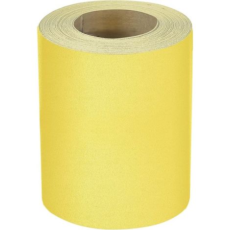 Papier abrasif rouleau 93 mm x 5 m P80 auto-aggrippant - Compatible avec ponceuses pour bois dur, tendre, peinture, mastic et plastique rouleau P80 haute performance auto-aggrippant (1/5)