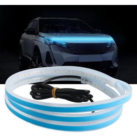 Für das dynamische LED-Tagfahrlichtband für die Motorhaube - 1,8 m - eisblau