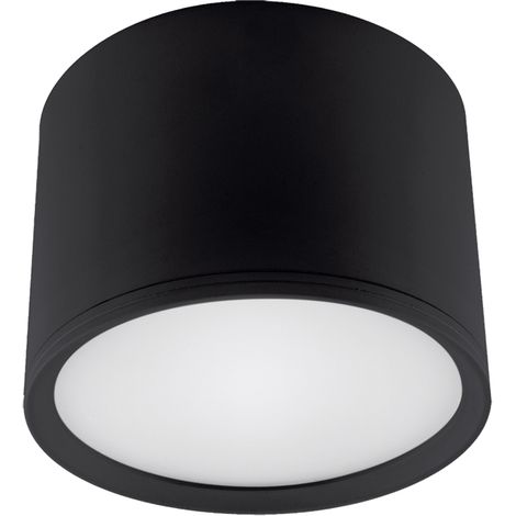 Lámpara de techo LED Rolen negra 7W 4000K 580lm Ideus 03780 (1/2)