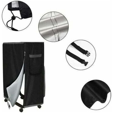 Housse de Rangement pour Lit Pliant Réglable Imperméable l'eau Protecteur Antipoussière Housse de Protection Multifonctionnelle Housse de Matelas de Lit Pliant Intérieur Extérieur (1/5)