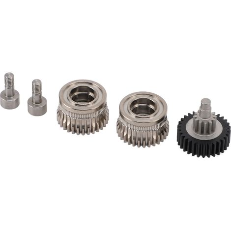 Extruder-Zahnradsatz aus vernickeltem, gehärtetem Stahl, komplett aus Metall, für K1C K1 Max 3D-Drucker-Filamentantrieb (1/5)