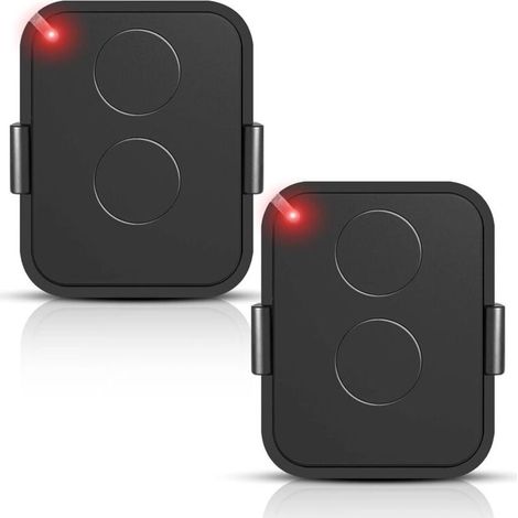 Set mit 2 ON2E-Fernbedienungen, 2-Kanal-Sender (433,92 MHz), Fernbedienung für Tore, sicherer Rolling-Code, kompatibel mit automatisierten Empfängern (1/5)